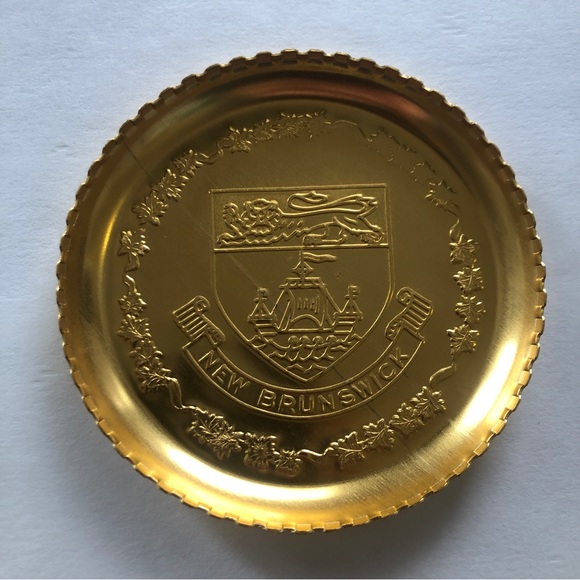 Canadian Provinces Coats of Arms Coasters Set of 10 Mid-Century Era Multicolored - Picture 11 of 15